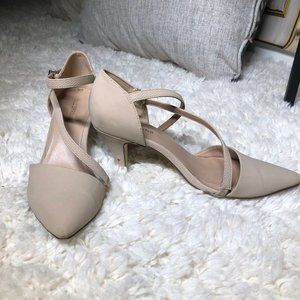 Call It Spring Nude Strappy Heels